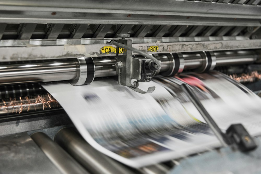 A printing press