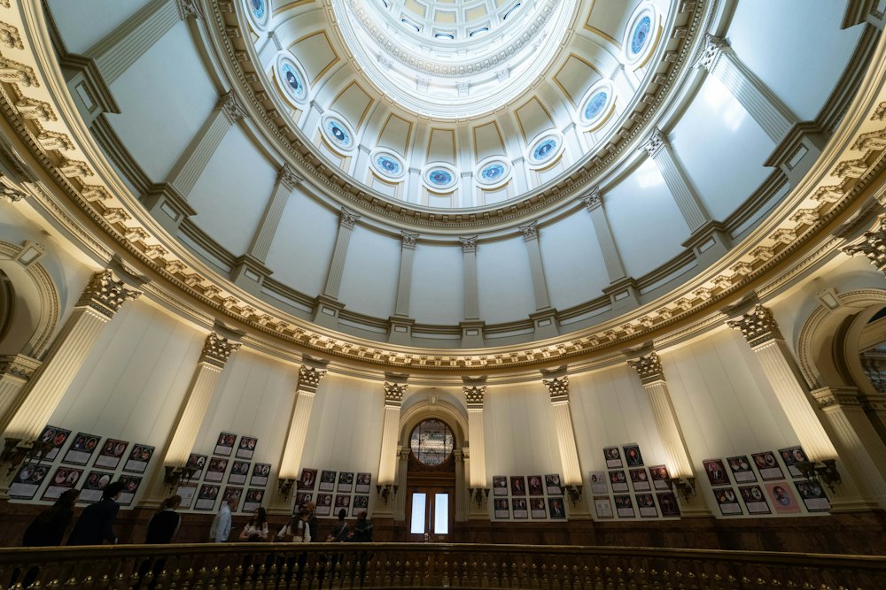 The rotunda of a capitol building